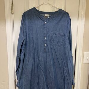 Women’s Blue Denim Shirt